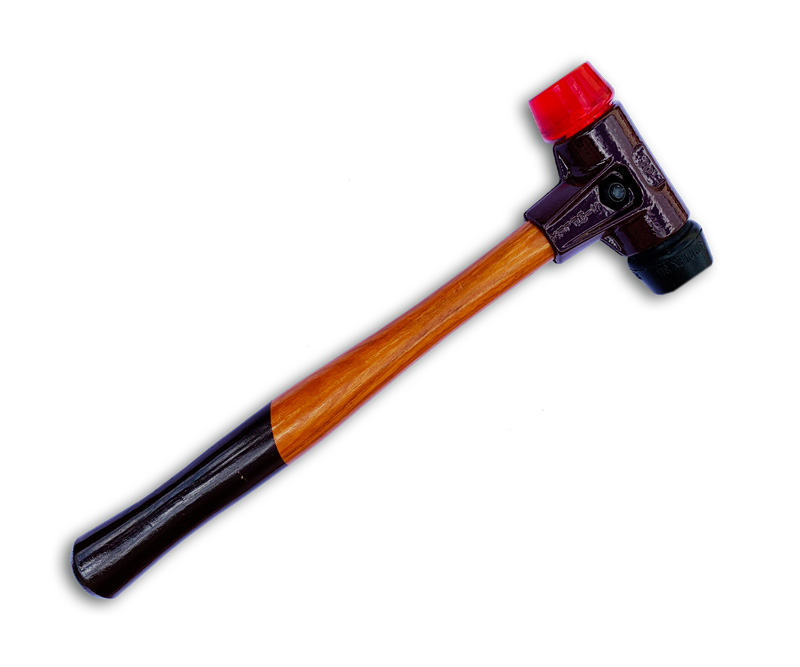 Martillo de impacto para marcas en árboles, martillo de diagnóstico y martillo de goma Simplex 30