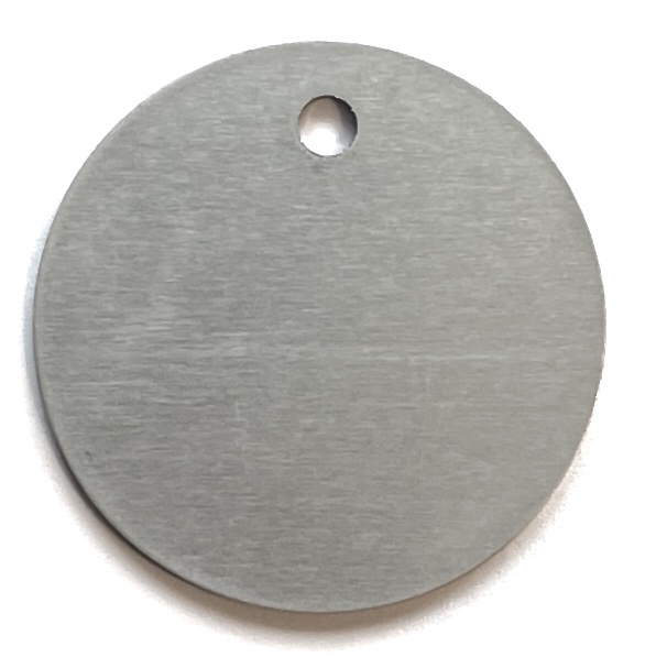 Ronden Baummarken blanko silber 1